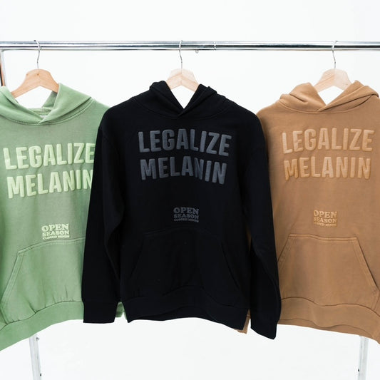 Legalize Melanin Puff Print Hoodie