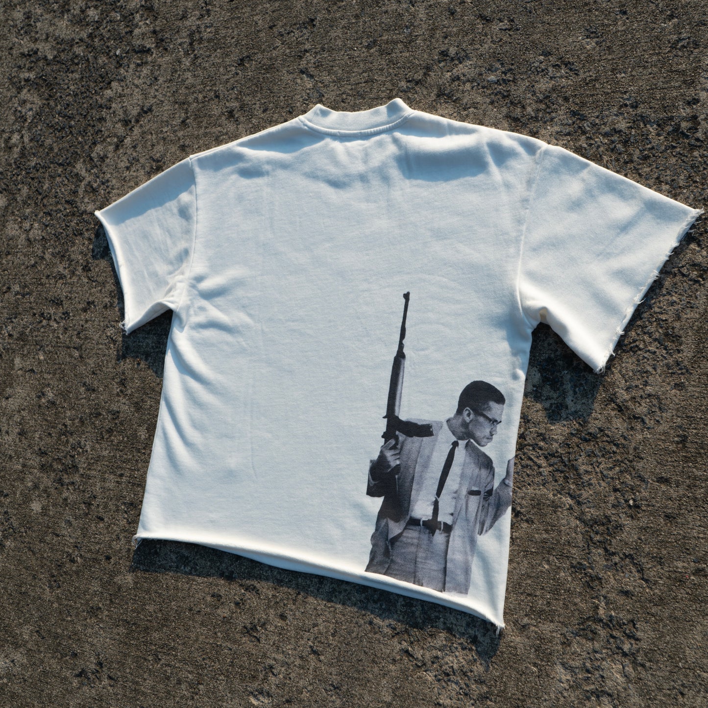 Unisex cropped "Malcolm X" T-Shirt