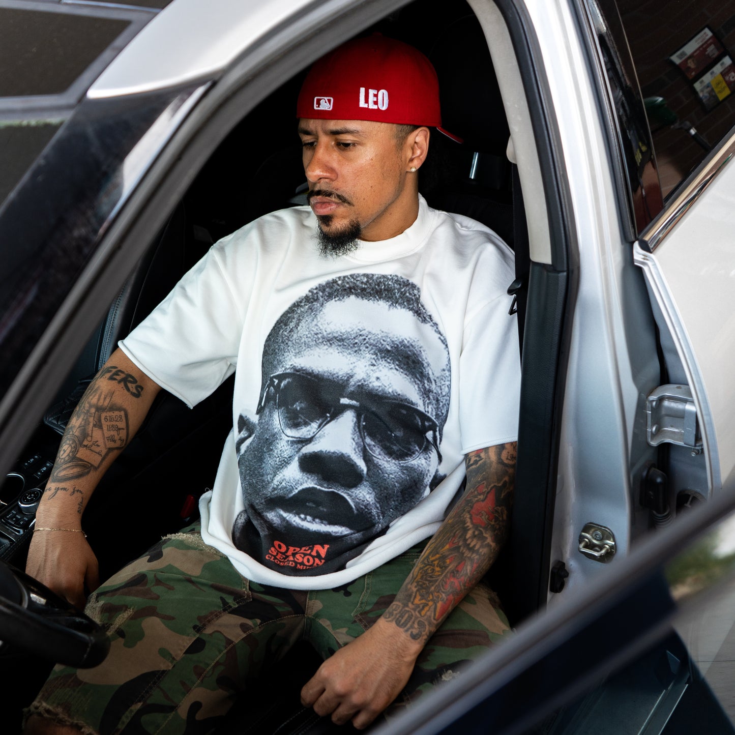 Unisex cropped "Malcolm X" T-Shirt