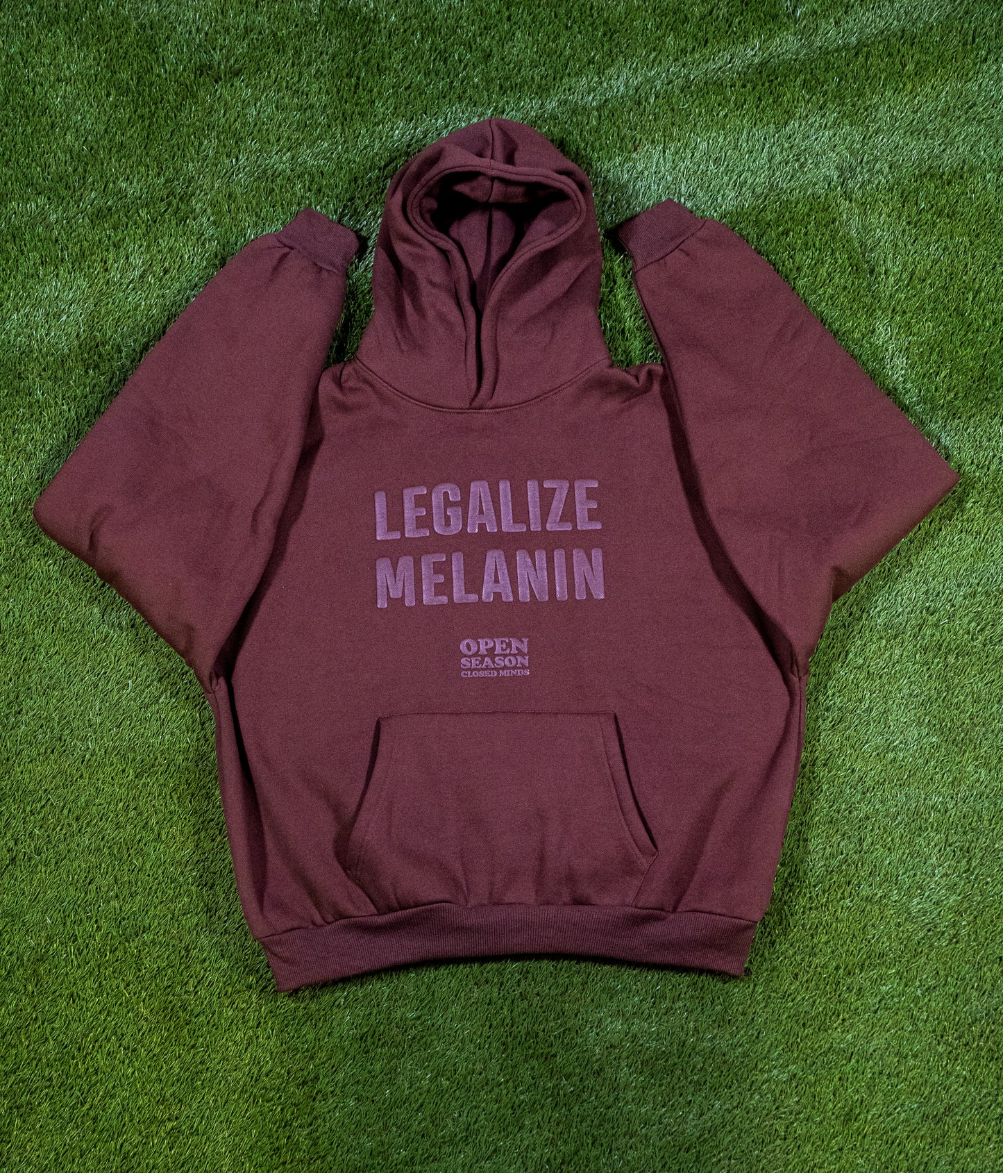Legalize Melanin Puff Print Hoodie