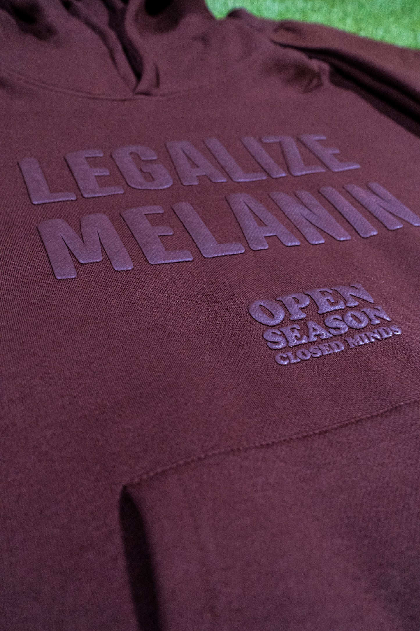 Legalize Melanin Puff Print Hoodie