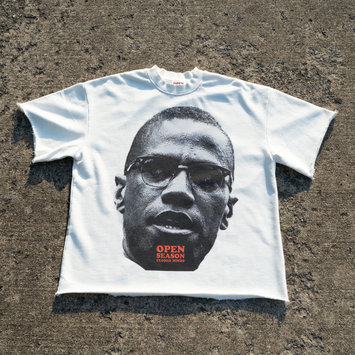 Unisex cropped "Malcolm X" T-Shirt